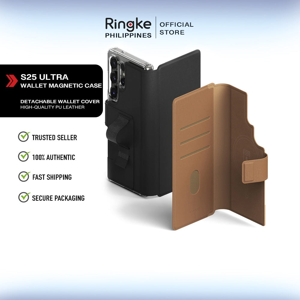 Ringke Folio Grip Wallet Magnetic Cover for Samsung Galaxy S25 Ultra / S24 Ultra / S23 Ultra