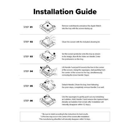 Ringke Dual Easy PRO Film Screen Protector for Apple Watch 10 42mm