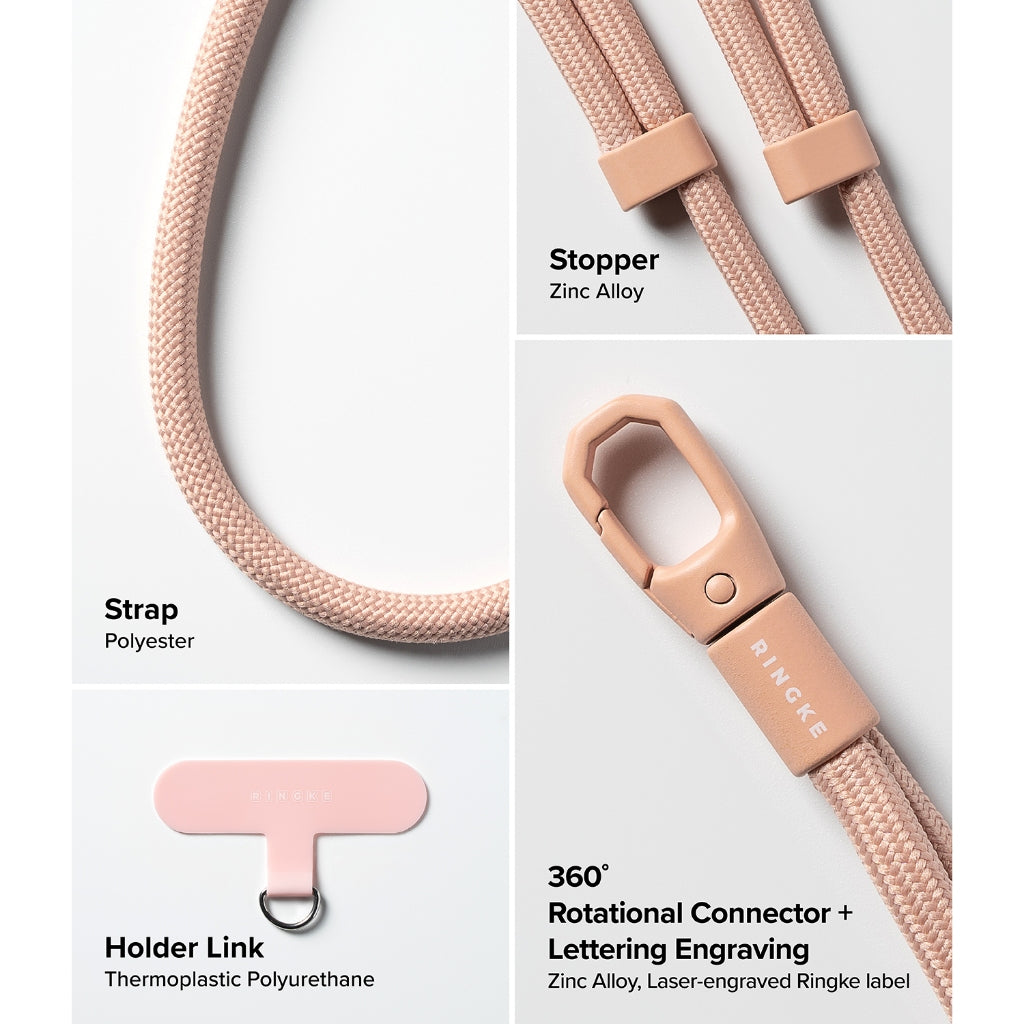 Ringke Holder Link & Flow Shoulder Strap Y-Type for Smartphone Cases