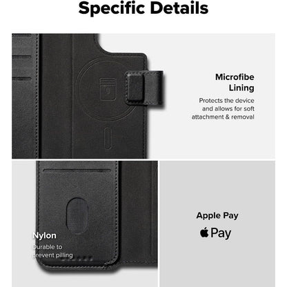 Ringke iPhone Pro Max iPhone Plus MagSafe Wallet Cover | 2in1 Magnetic Flip Cover With Card Slot