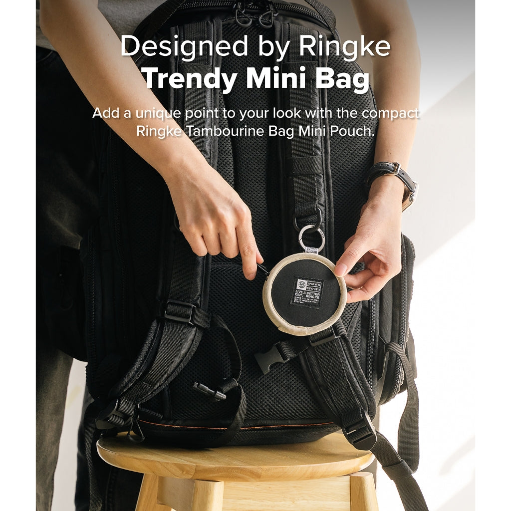 Ringke Mini Pouch Tambourine Bag – Compact Storage for Earbuds & Accessories