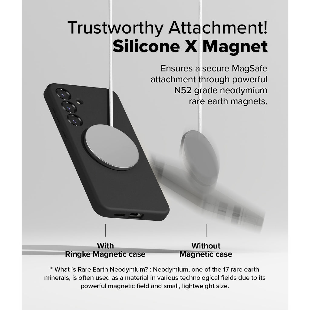 Ringke Silicone Magnetic Case for Samsung Galaxy S25 Plus