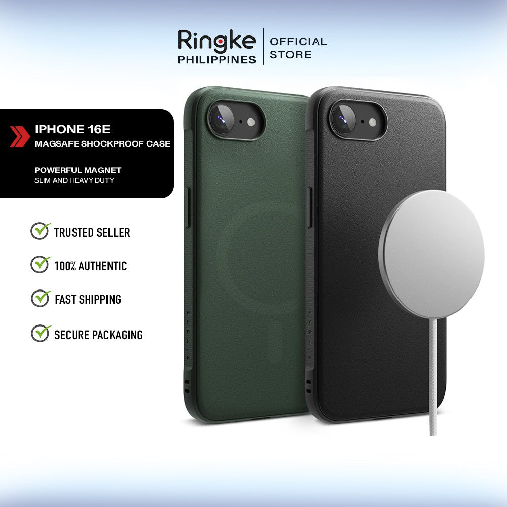 Ringke Onyx Magnetic Case for iPhone 16e | MagSafe Grip Soft TPU Shockproof