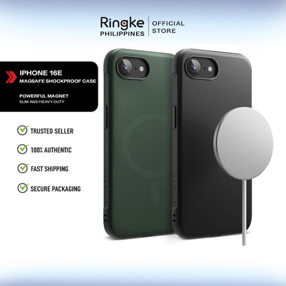 Ringke Onyx Magnetic Case for iPhone 16e | MagSafe Grip Soft TPU Shockproof