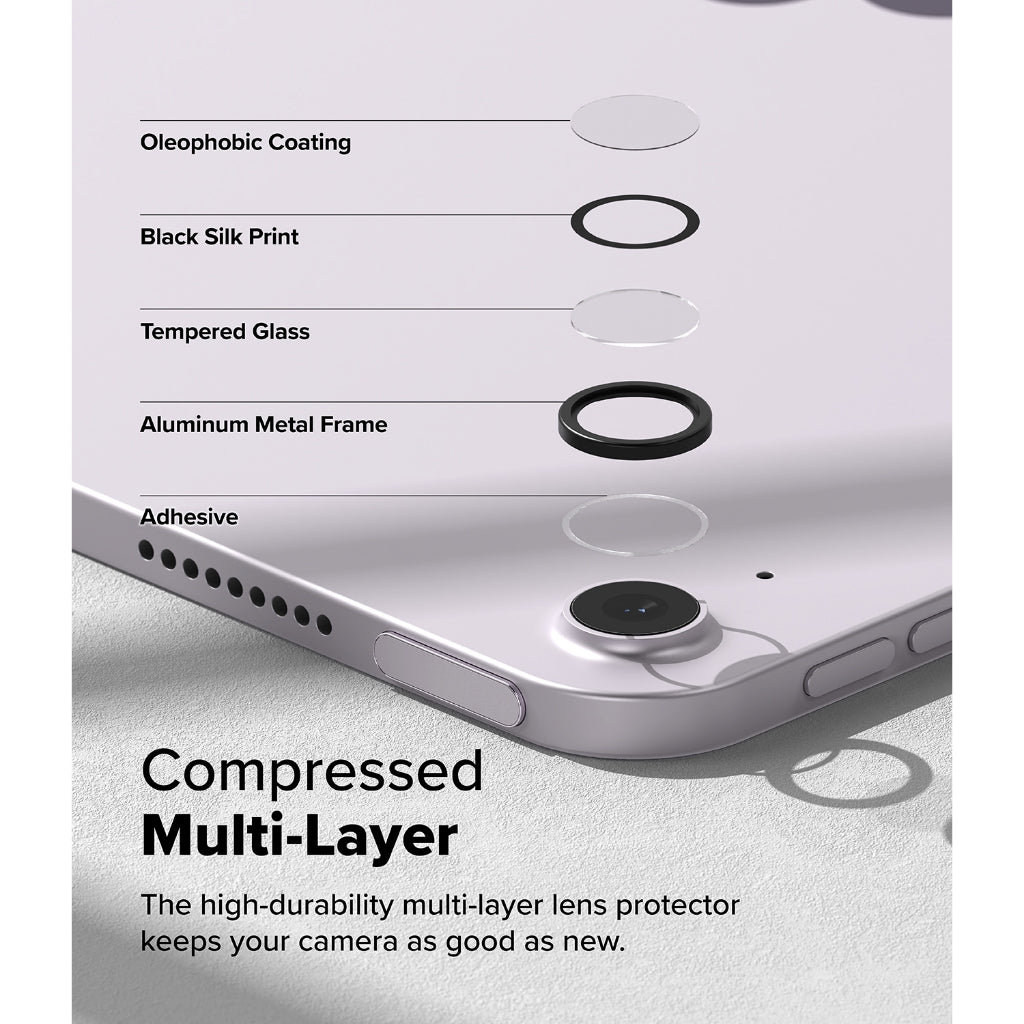 Ringke Camera Lens Frame Protector for Apple iPad Air 13 Inch M2 / iPad Air 11 Inch M2 Glass Covers