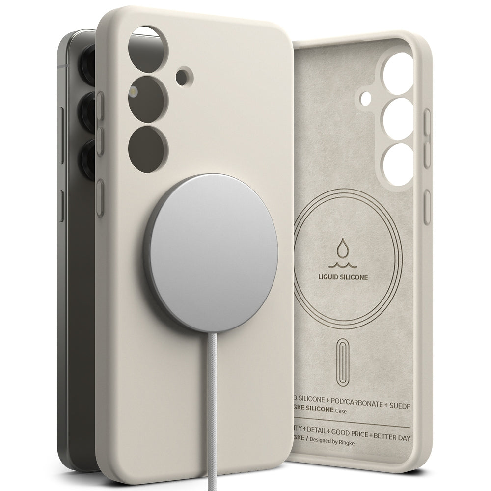 Ringke Silicone Magnetic Case for Samsung Galaxy S25 Plus