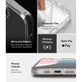 Ringke iPhone 16e Case Fusion | Clear Hard Back + Soft TPU Bumper | Slim Shockproof Cover