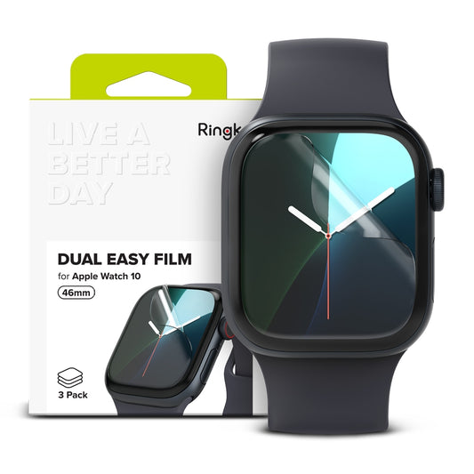Ringke Dual Easy Film Screen Protector for Apple Watch 10 46mm