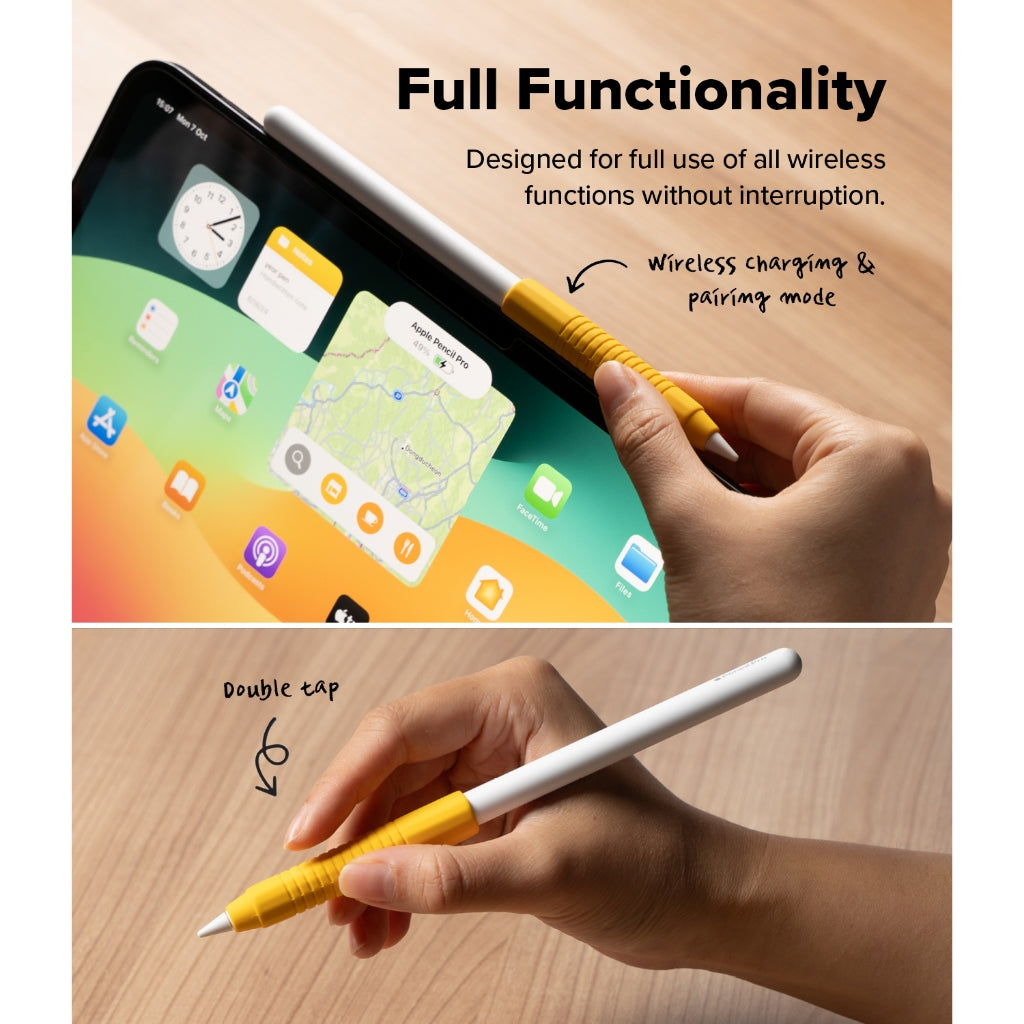 Ringke Silicone Grip Holder Compatible for Apple Pencil All Generation - No Actual Apple Pencil
