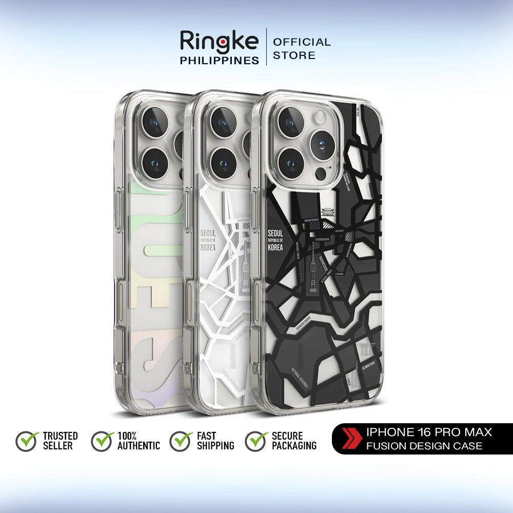 Ringke Fusion Design Case for Apple iPhone 16 Pro Max