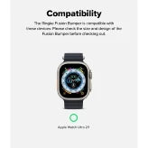 Ringke Fusion Bumper Case for Apple Watch Ultra 2 / Apple Watch Ultra 1 - Double-Layer Hybrid Case