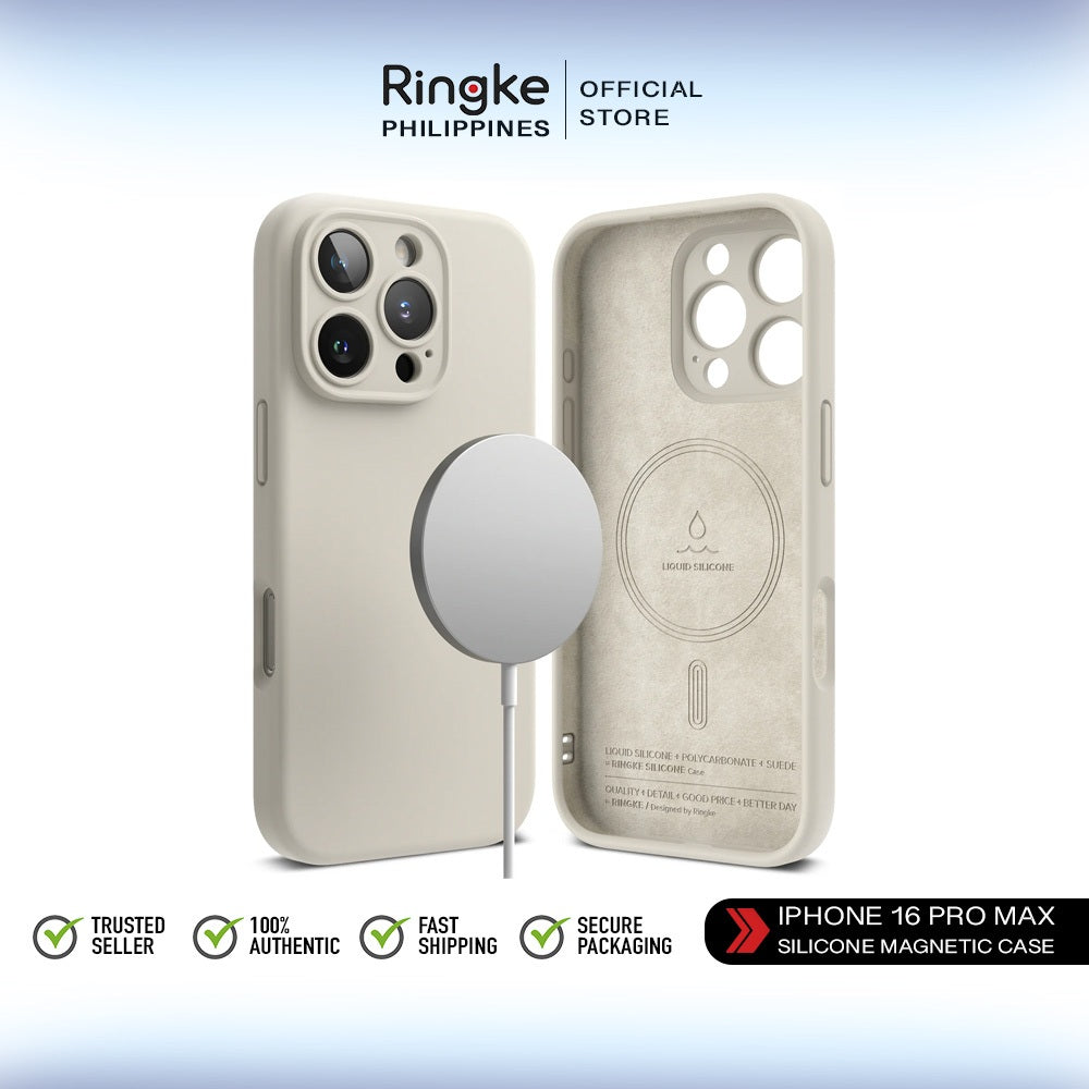 Ringke Silicone Magnetic Case for Apple iPhone 16 Pro Max