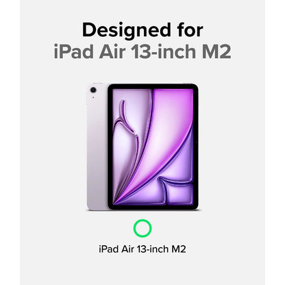 Ringke Fusion Sketch Stand Case for iPad Air 13" M2 | Clear Back with Apple Pencil Holder