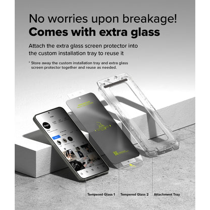 Ringke Privacy Easy Slide for Samsung Galaxy S25 Plus Screen Tempered Glass Protector