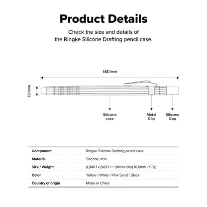 Ringke Silicone Drafting Pencil Case for Apple Pencil (USB-C) - Protective Cover No Actual Apple Pen