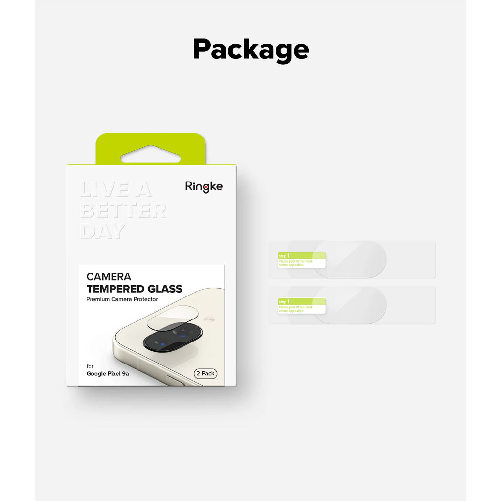 Ringke Camera Tempered Glass for Google Pixel 9a