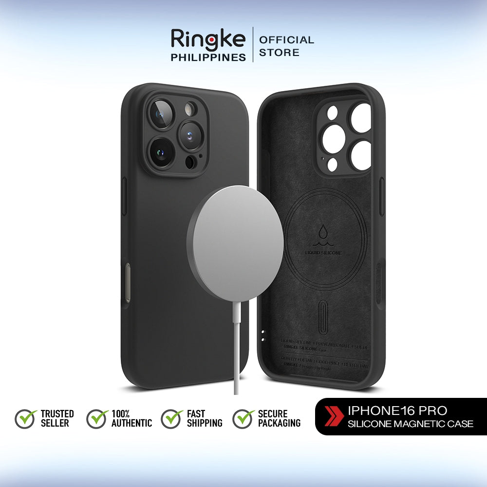 Ringke Silicone Magnetic Case for Apple iPhone 16 Pro