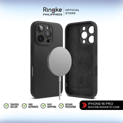 Ringke Silicone Magnetic Case for Apple iPhone 16 Pro