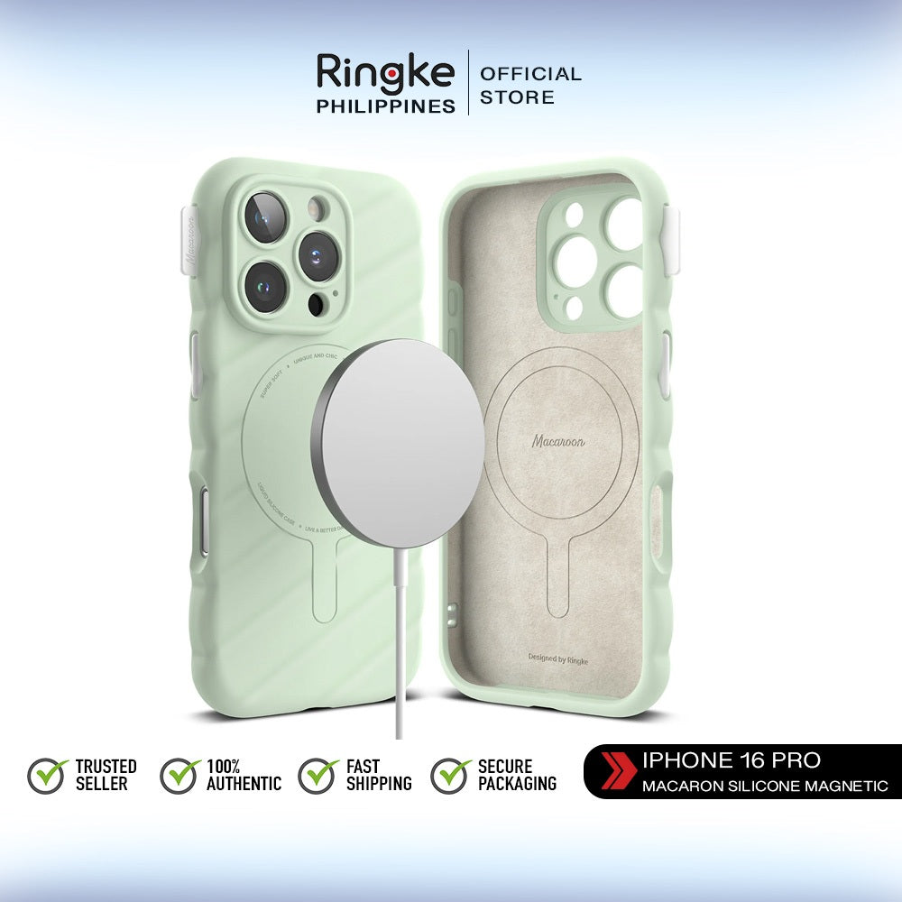 Ringke Macaron Silicone Magnetic Case for Apple iPhone 16 Pro