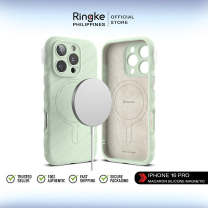 Ringke Macaron Silicone Magnetic Case for Apple iPhone 16 Pro