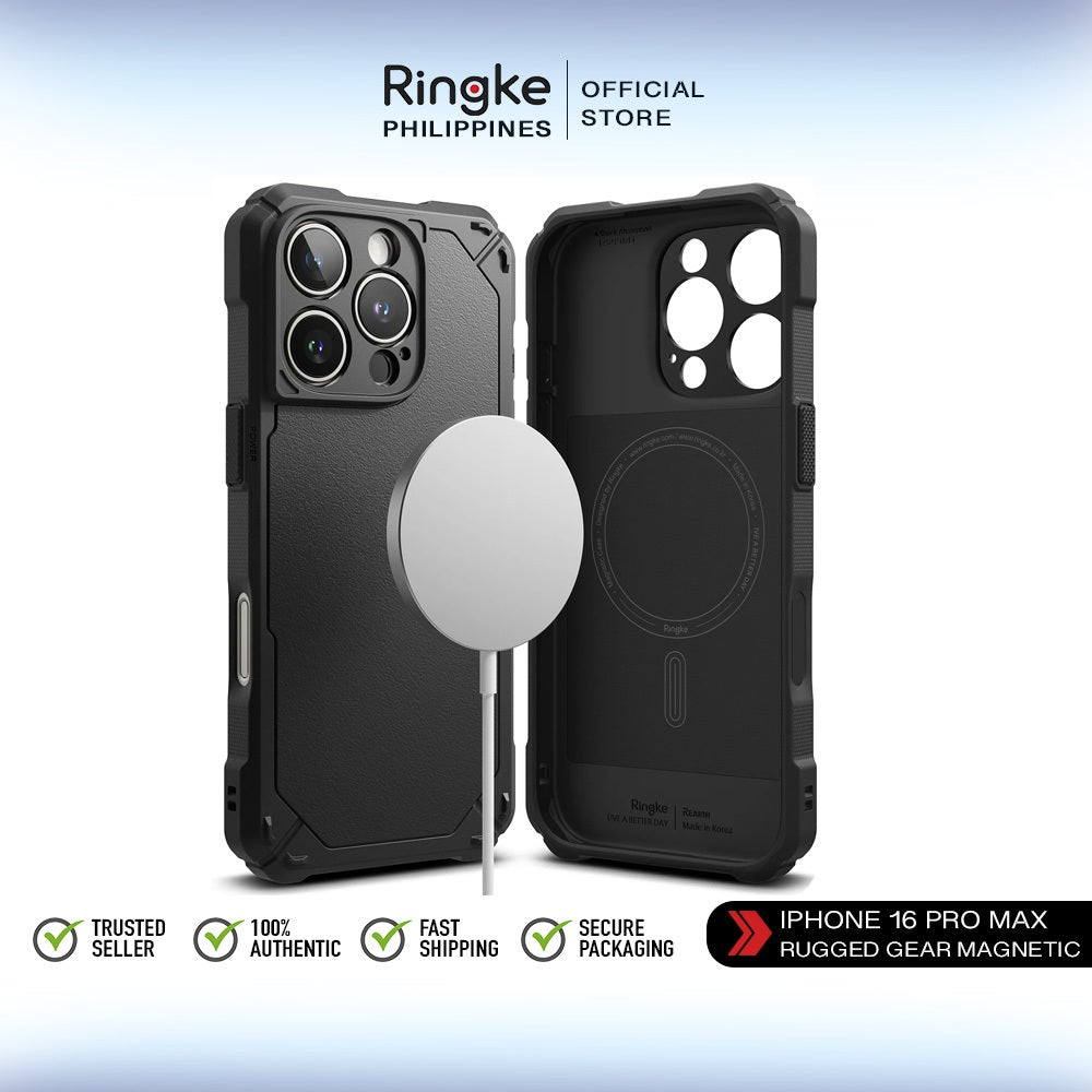 Ringke Rugged Gear Magnetic Case for Apple iPhone 16 Pro Max