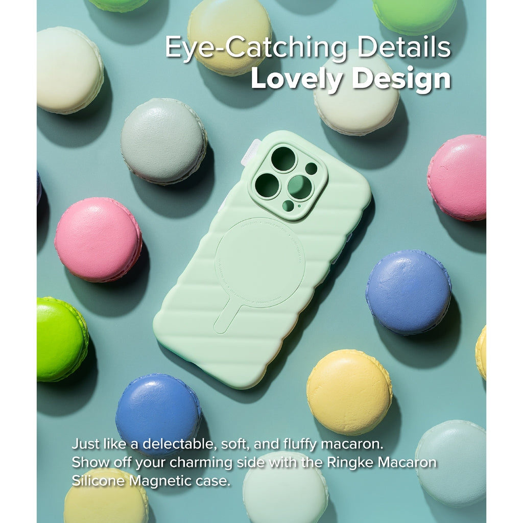 Ringke Macaron Silicone Magnetic Case for Apple iPhone 16 Pro