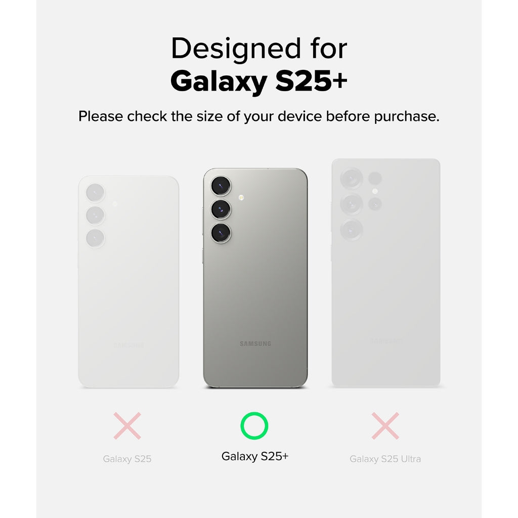 Ringke S25 Plus Tempered Glass Screen Protector | Easy Slide Install Tray | 9H Anti-Scratch Film