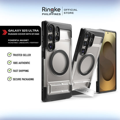 Ringke UX Magnetic Case for Galaxy S25 Ultra | MagSafe-Compatible Matte Grip Shockproof Cover