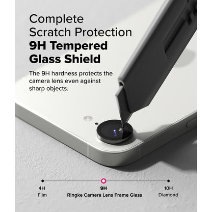 Ringke iPhone 16e Camera Lens Protector | Aluminum Frame Ring Guard | Anti-Fingerprint Glass