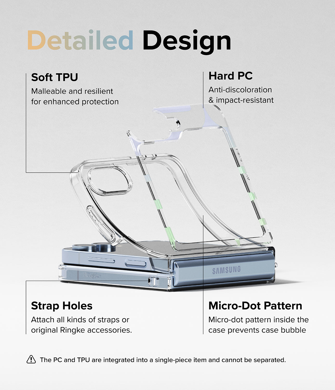 Ringke Fusion Design Case for Samsung Galaxy Z Flip 6