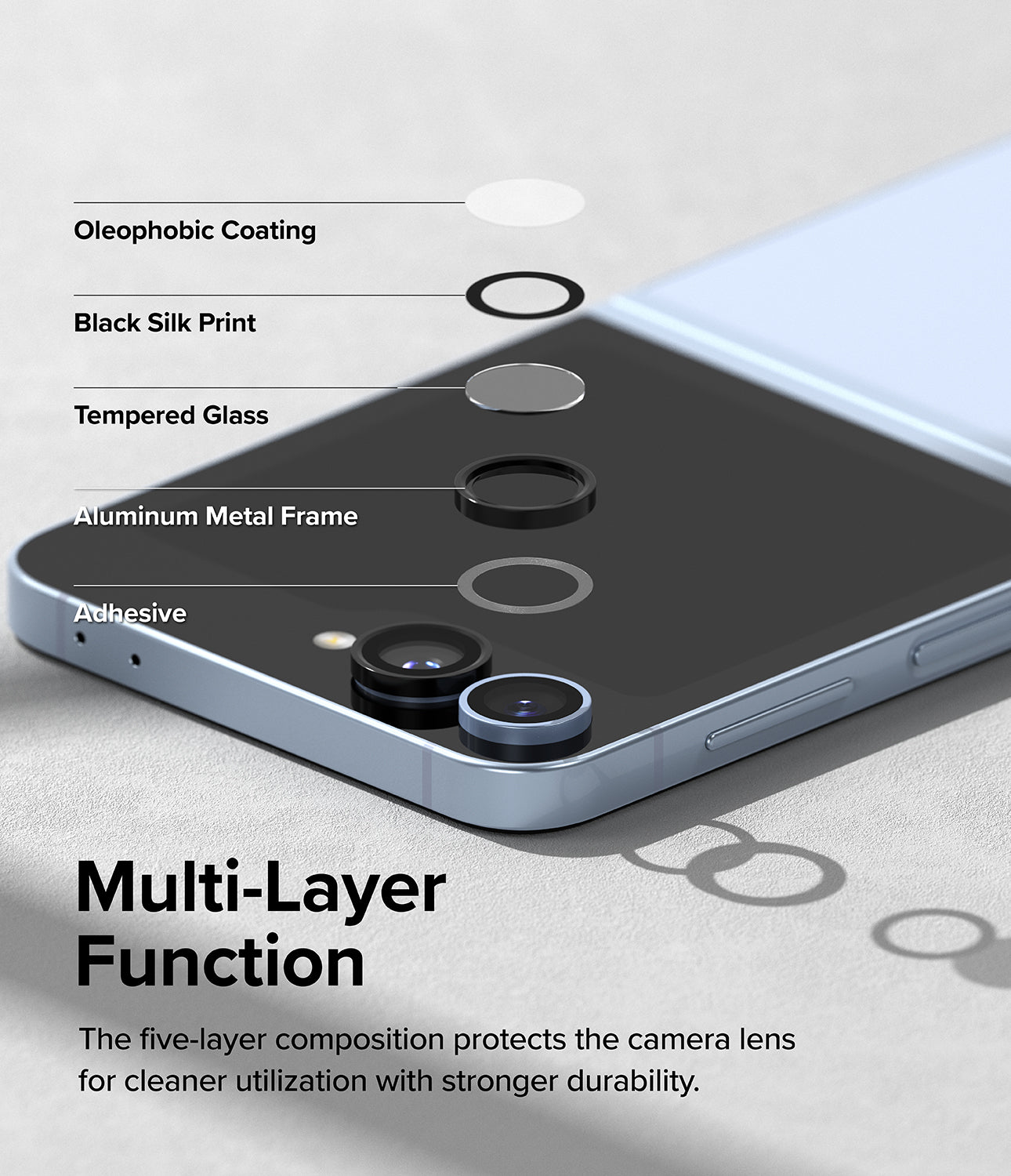 Ringke Camera Lens Frame Protector for Samsung Galaxy Z Flip 6