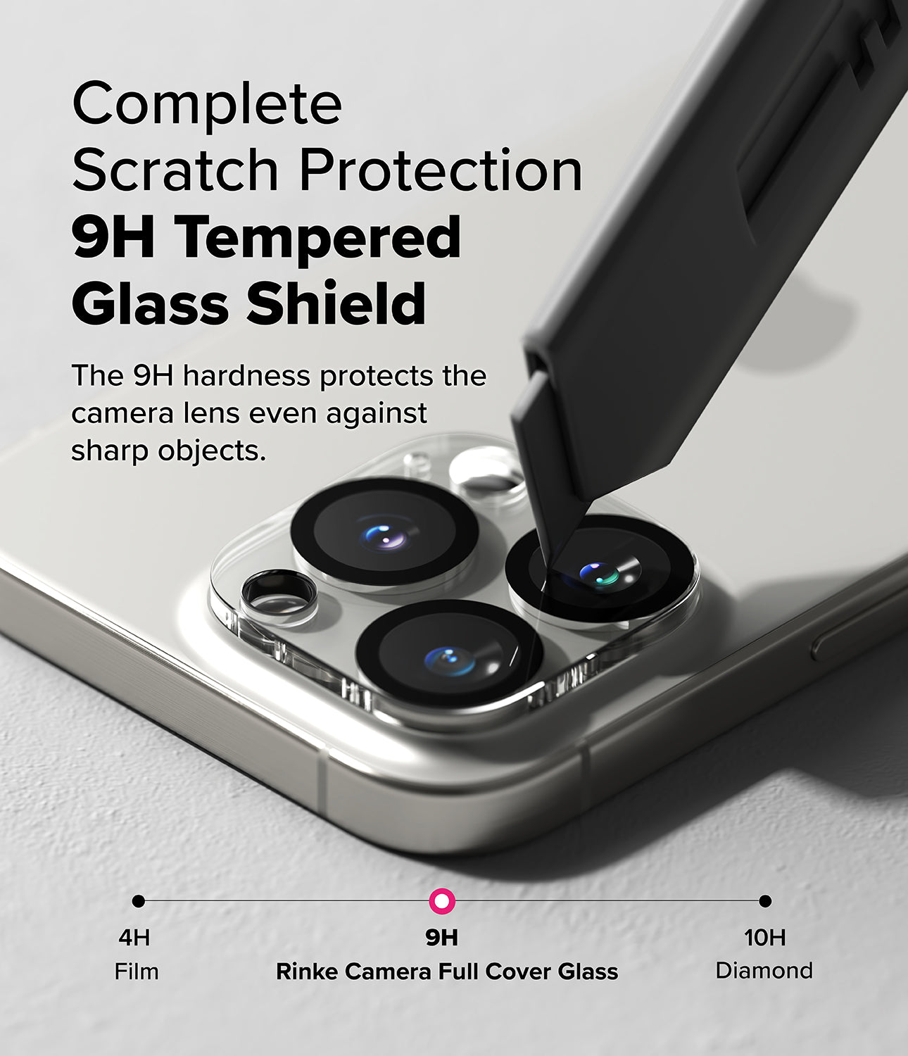 Ringke Camera Tempered Glass Protector for Apple iPhone 16 Pro / iPhone 16 Pro Max