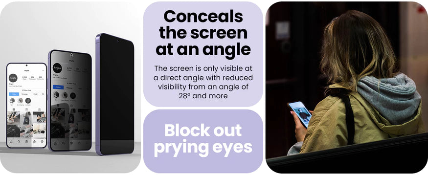 Ringke Privacy Easy Slide Tempered Glass Screen Protector for Samsung Galaxy S24 Plus