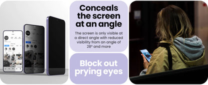 Ringke Privacy Easy Slide Tempered Glass Screen Protector for Samsung Galaxy S24 Plus