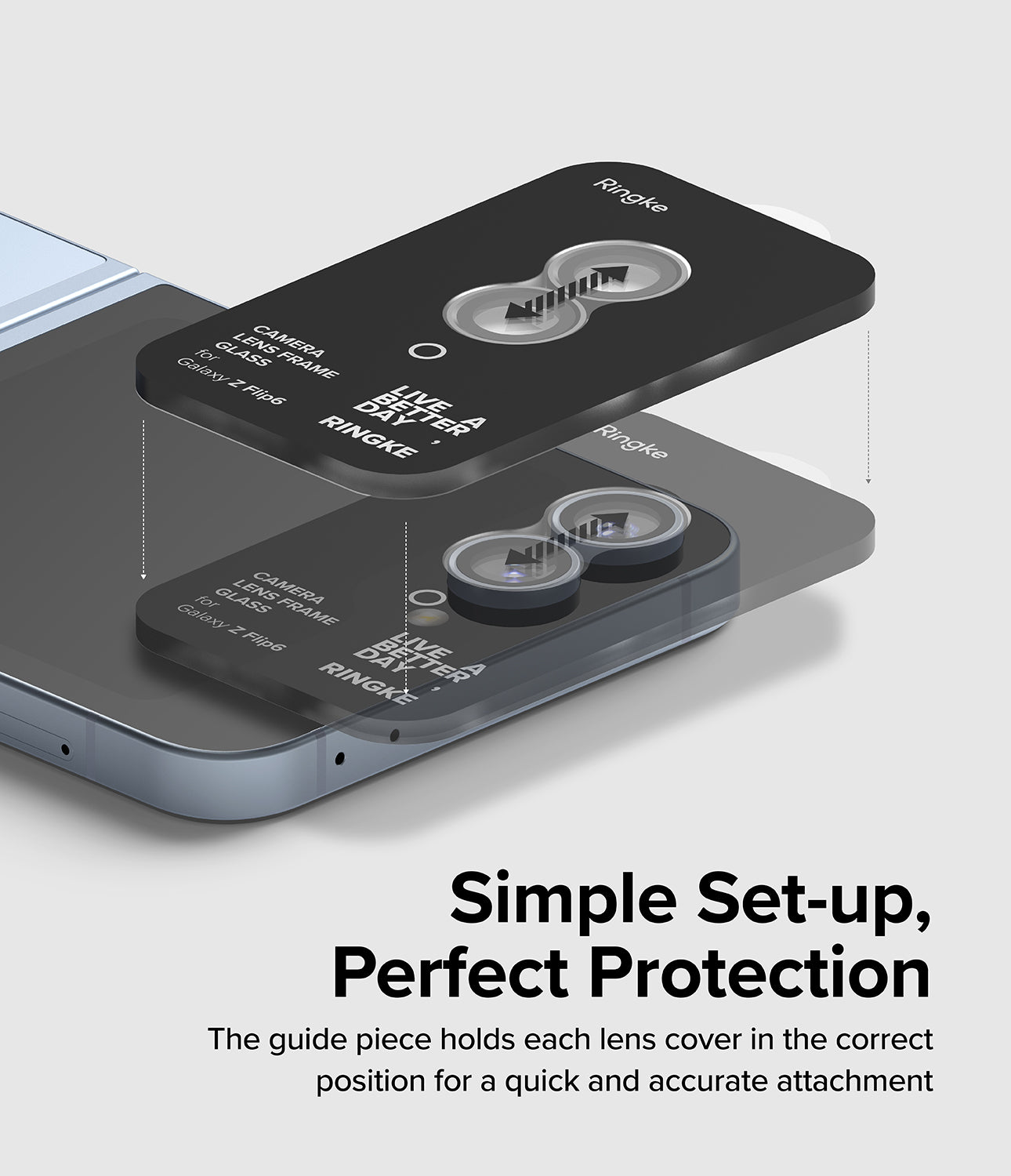 Ringke Camera Lens Frame Protector for Samsung Galaxy Z Flip 6