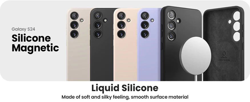 Ringke Silicone Magnetic Case for Samsung Galaxy S24
