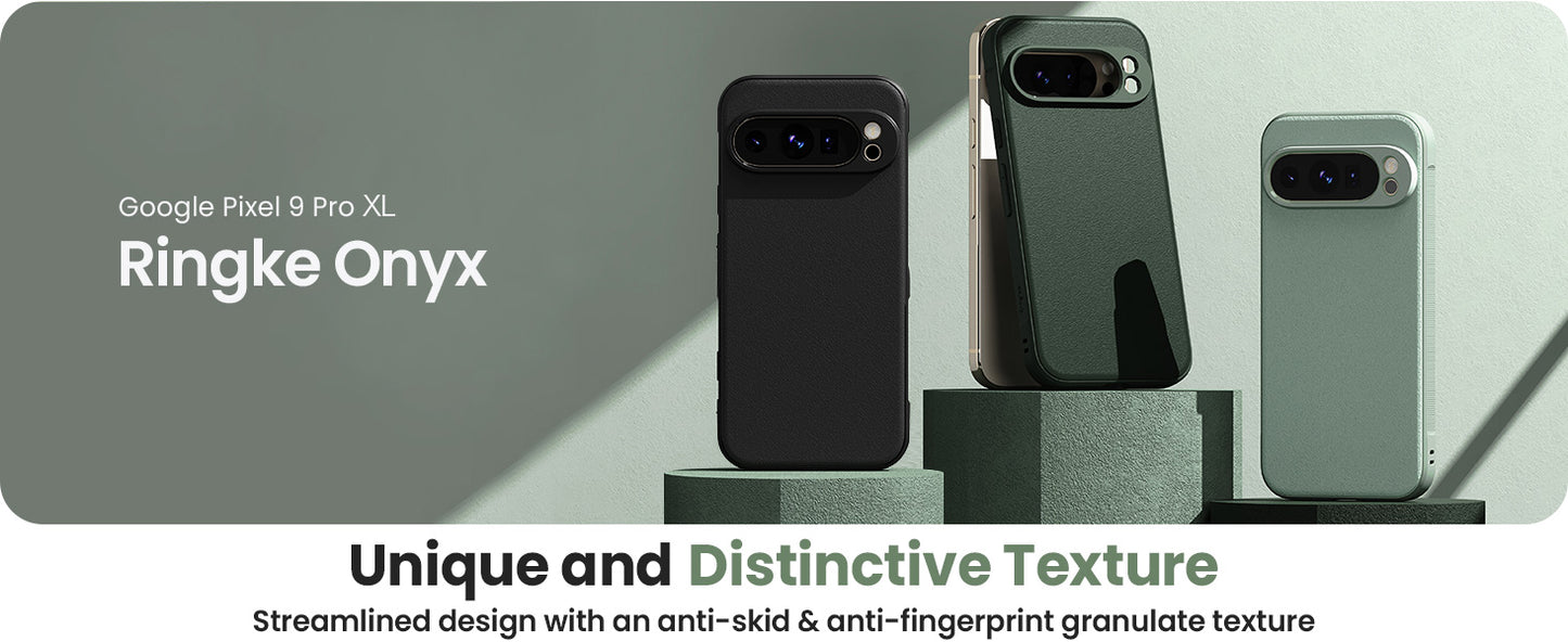 Ringke Onyx Case for Pixel 9 Pro XL | Textured Grip Shockproof TPU Protective Cover