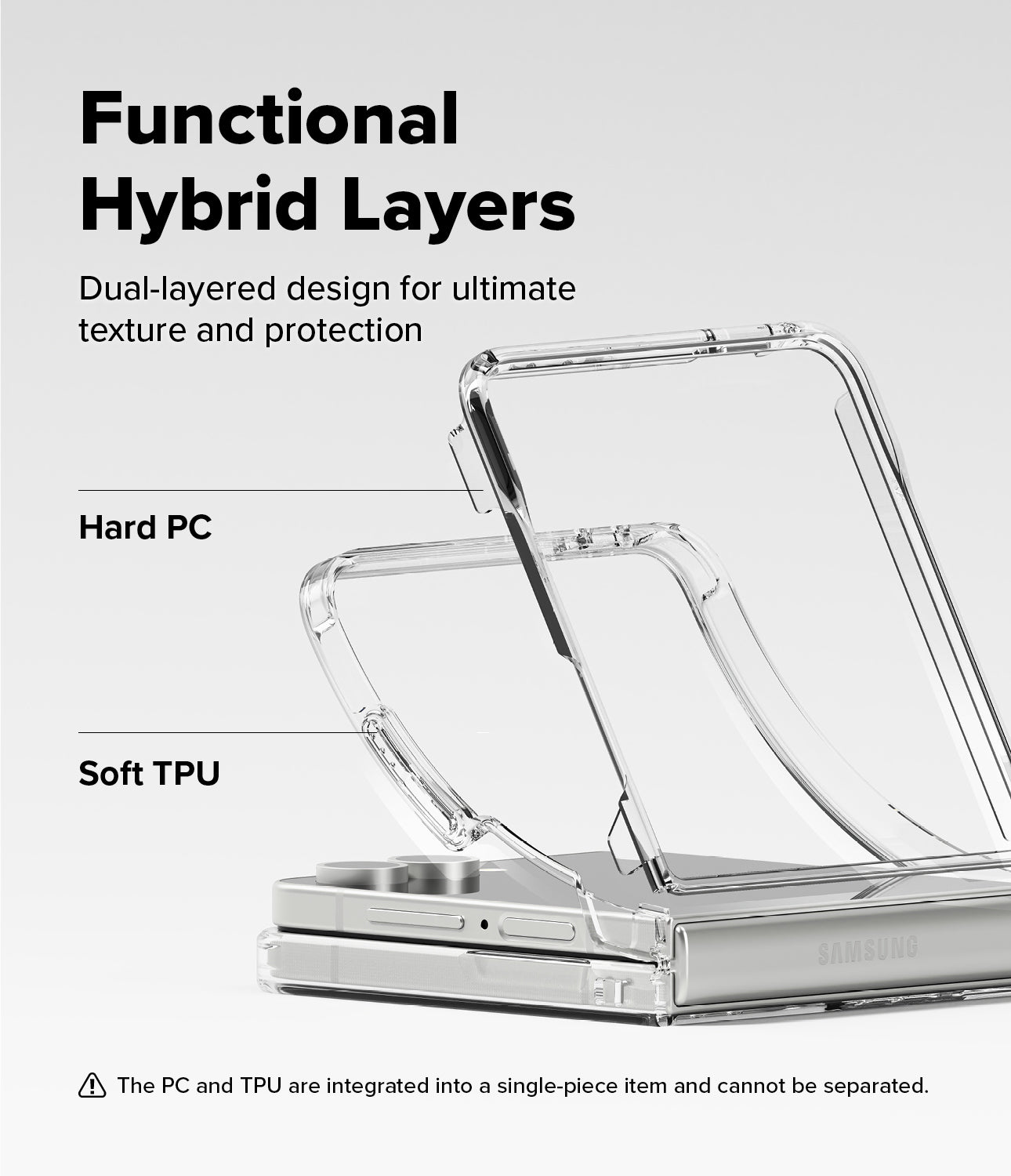 Ringke Fusion Design Case for Samsung Galaxy Z Flip 7