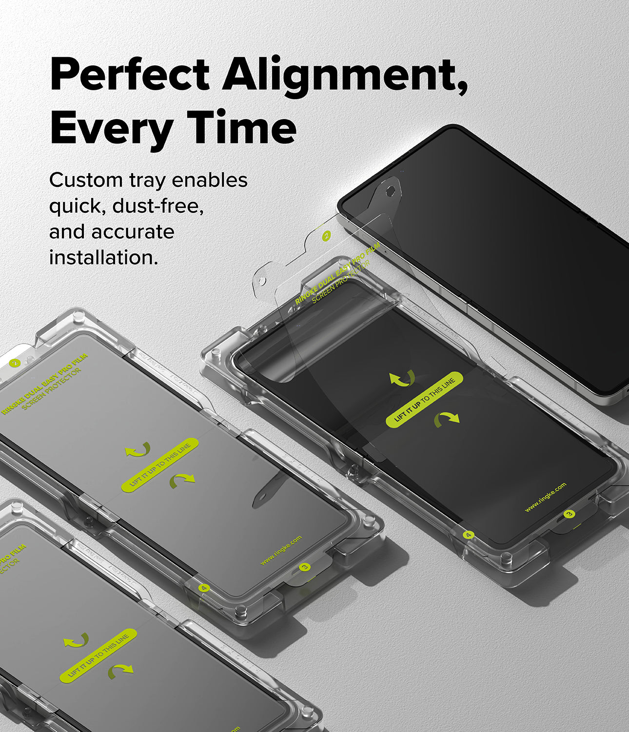 Ringke Dual Easy Pro Film Screen Protector for Samsung Galaxy Z Flip 7