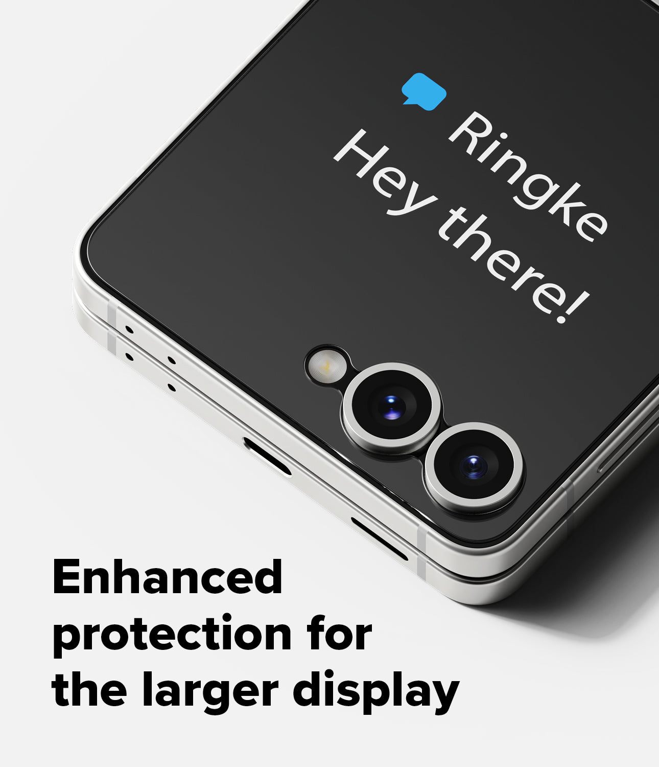 RIngke Cover Display Protector Tempered Glass Pro for Samsung Galaxy Z Flip 7