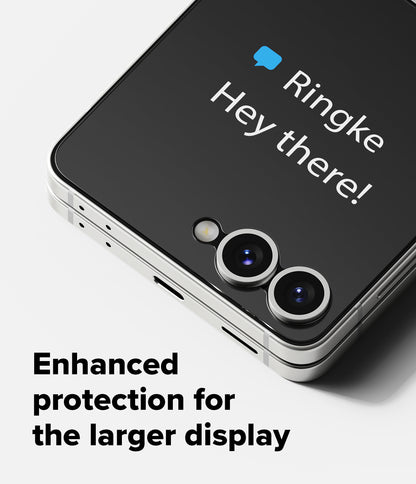 RIngke Cover Display Protector Tempered Glass Pro for Samsung Galaxy Z Flip 7