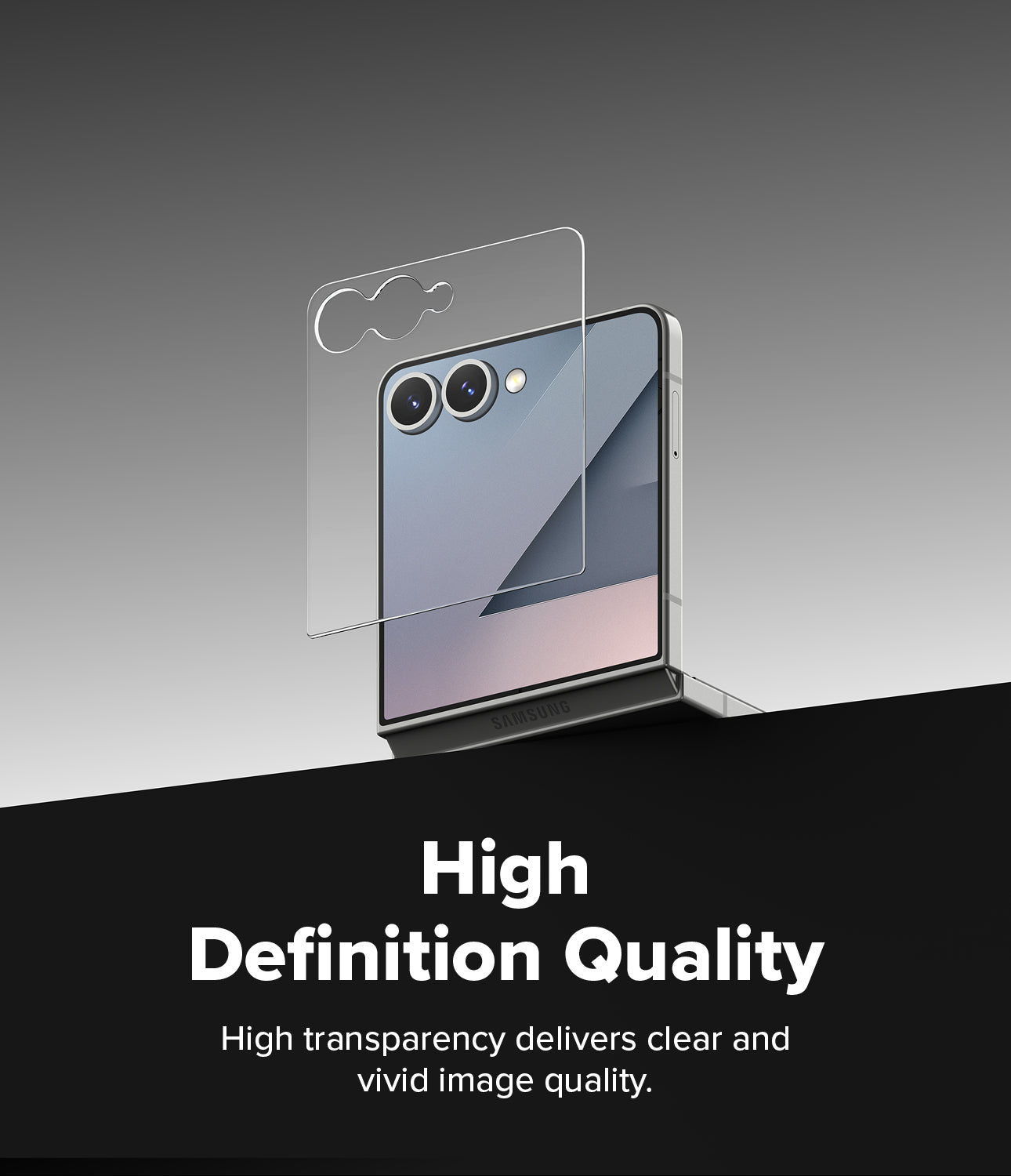 RIngke Cover Display Protector Tempered Glass Pro for Samsung Galaxy Z Flip 7