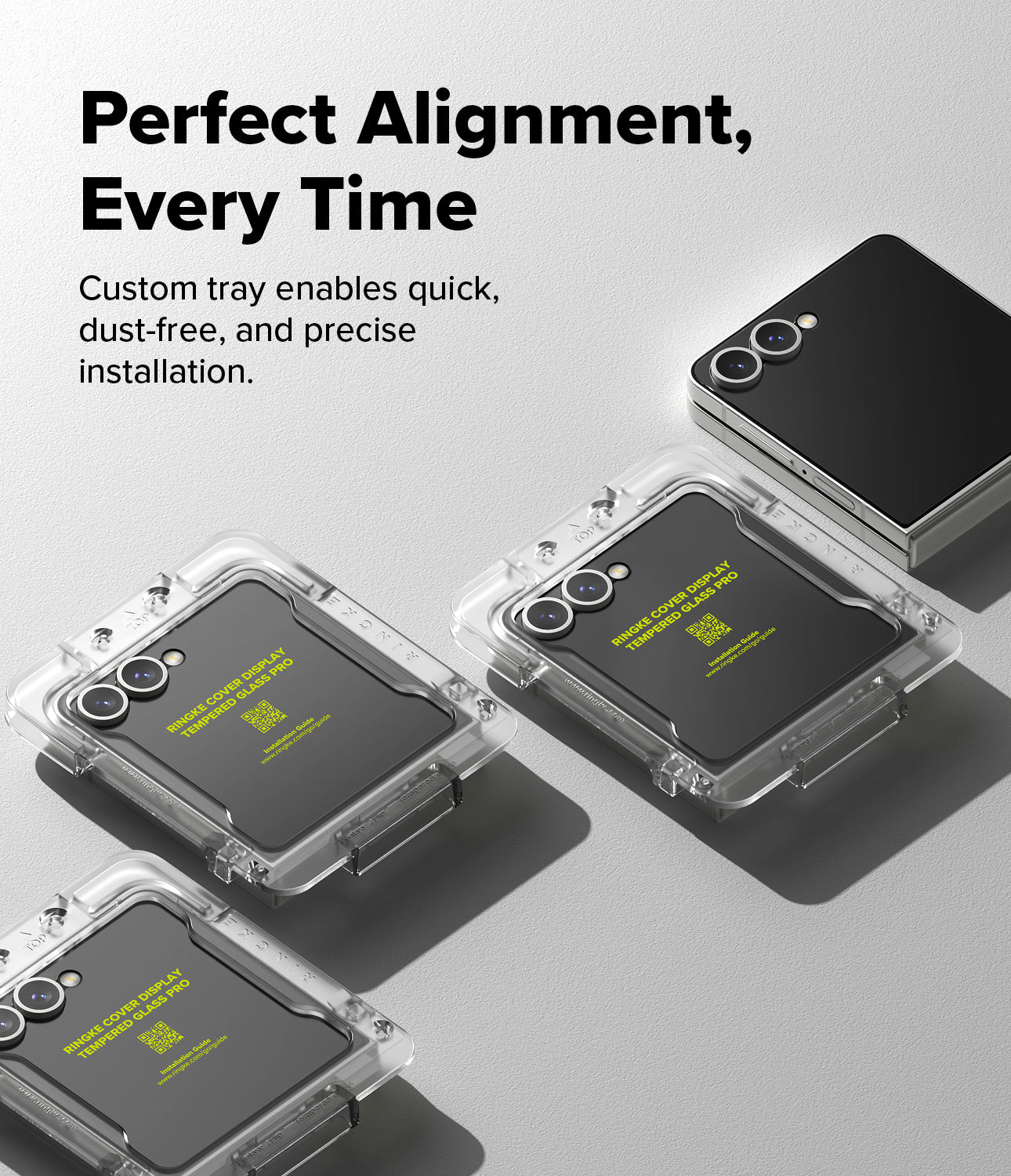 RIngke Cover Display Protector Tempered Glass Pro for Samsung Galaxy Z Flip 7