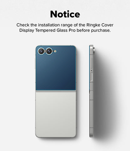 RIngke Cover Display Protector Tempered Glass Pro for Samsung Galaxy Z Flip 7