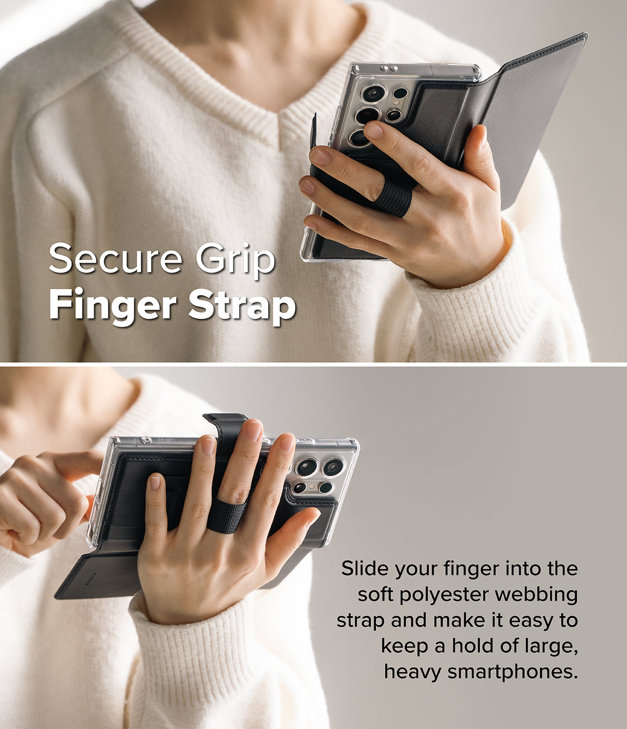 Ringke Folio Grip Wallet Magnetic Cover for Samsung Galaxy S25 Ultra / S24 Ultra / S23 Ultra