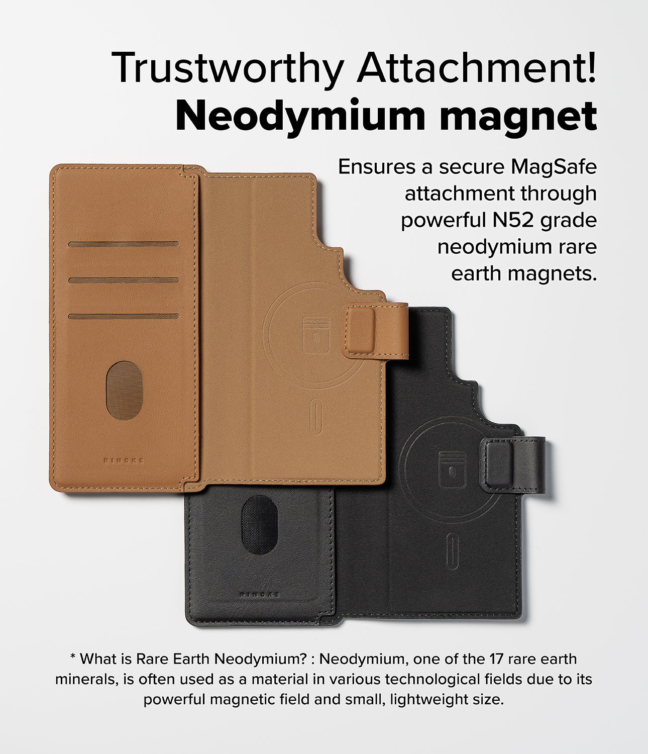 Ringke Folio Grip Wallet Magnetic Cover for Samsung Galaxy S25 Ultra / S24 Ultra / S23 Ultra