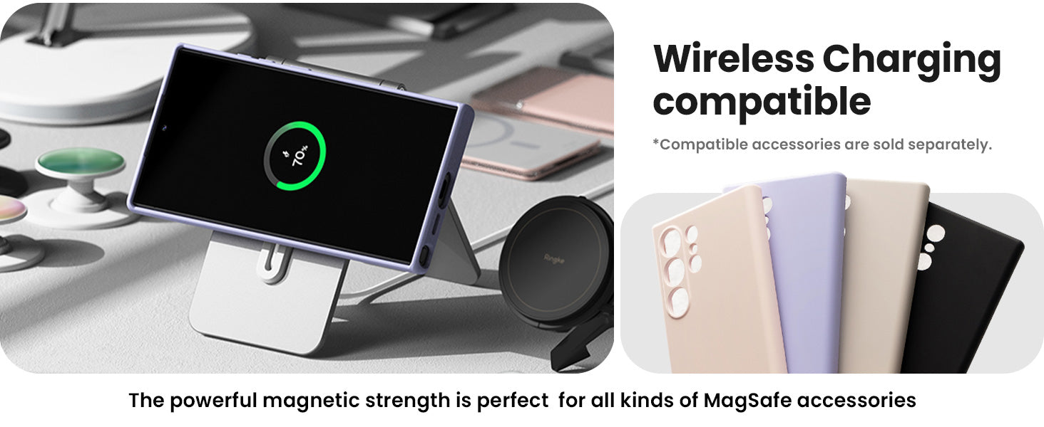 Ringke Silicone Magnetic Case for Samsung Galaxy S24 Ultra