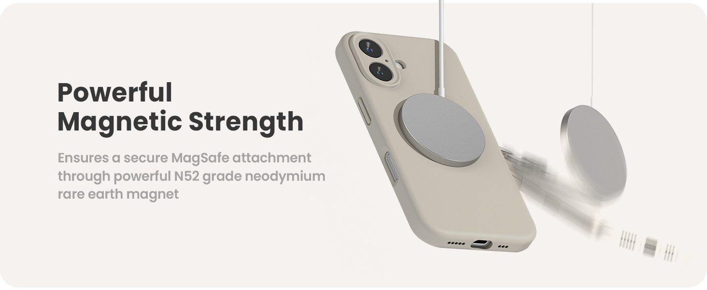 Ringke Silicone Magnetic Case for Apple iPhone 16 Plus