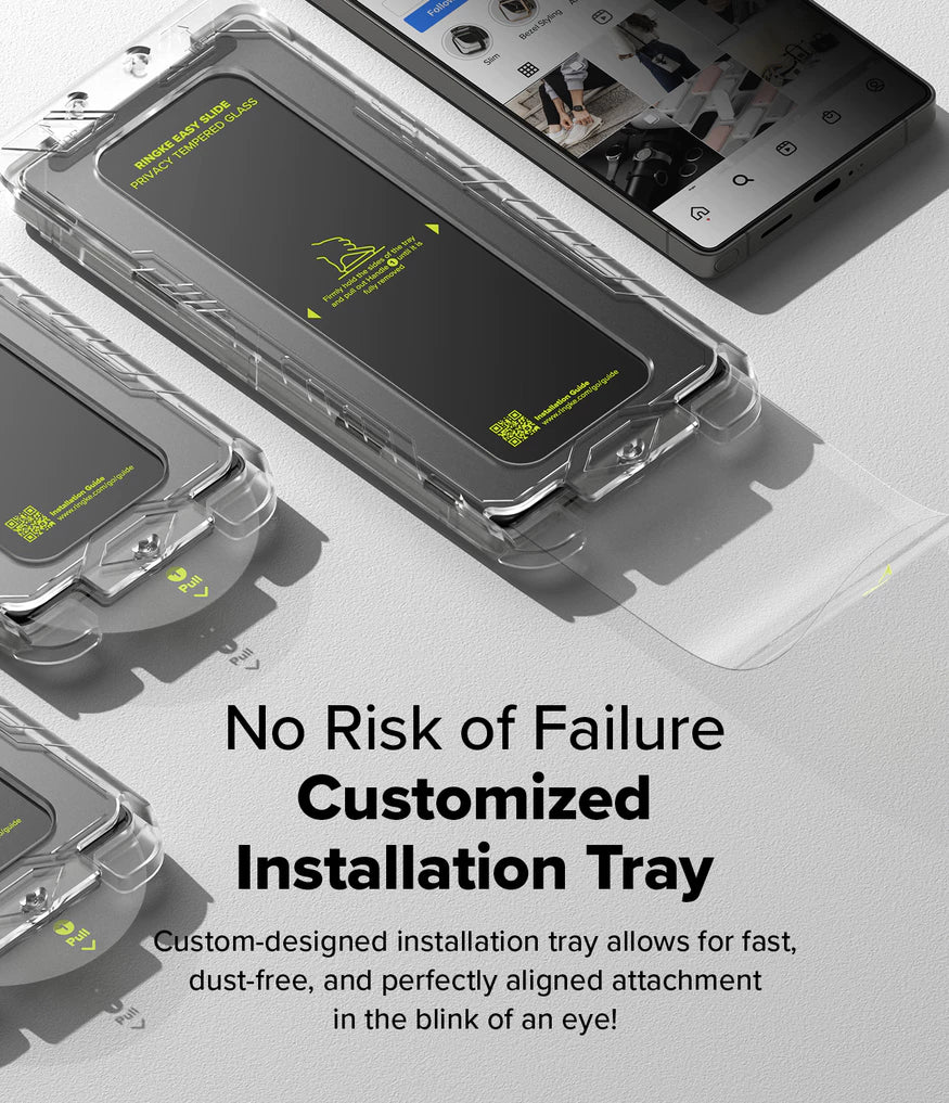 Ringke Privacy Easy Slide for Samsung Galaxy S25 Ultra - Anti Spy Tempered Glass Screen Protector