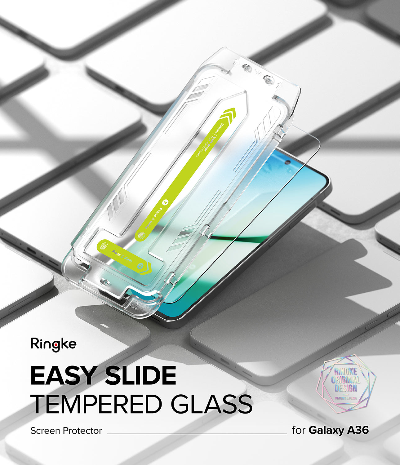 Ringke Easy Slide Tempered Glass Screen Protector for Samsung Galaxy A36